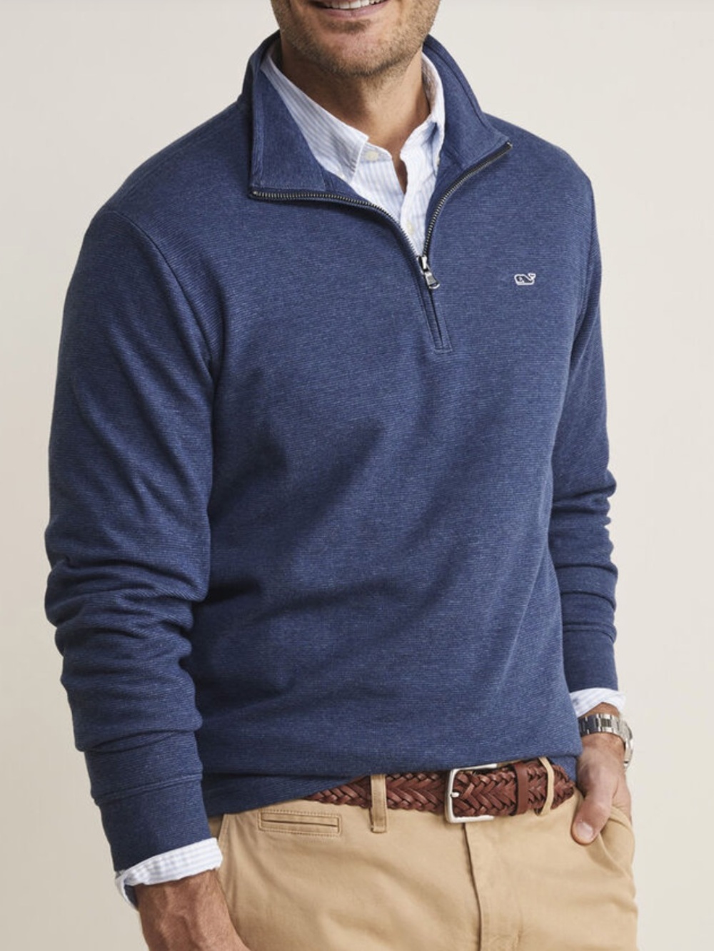 Vineyard Vines Men’s Saltwater Quarter-Zip Pullover Size XXL